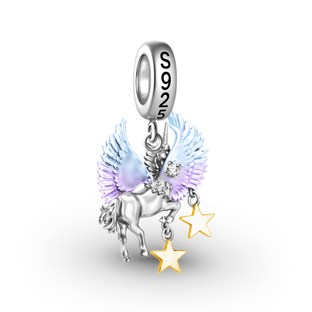 Gnoce Unicorn Customized Charm Platinum-plated Silver Blend_5