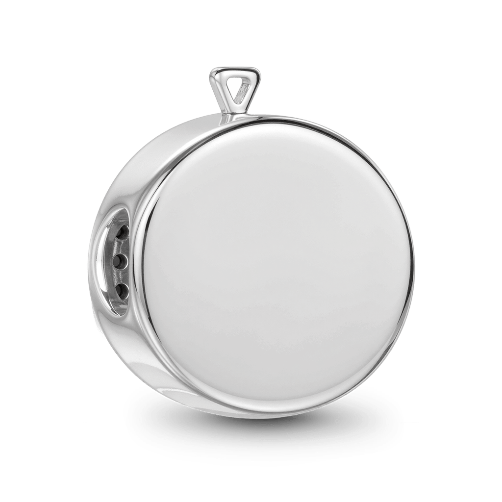 Gnoce Sturgeon Roe Charm Platinum-plated Silver Blend_5