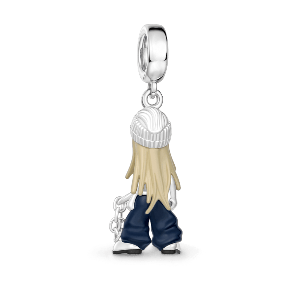 Gnoce Cool Girl Pendant Dangle Charm_5
