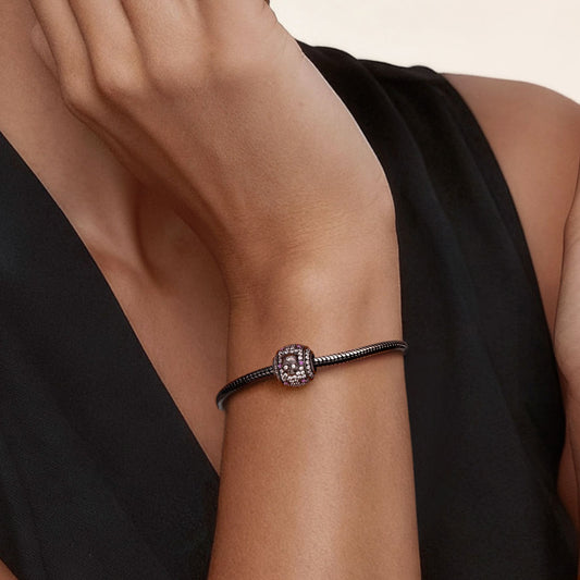 Gnoce Star Skull Charm Platinum-plated Silver Blend_2