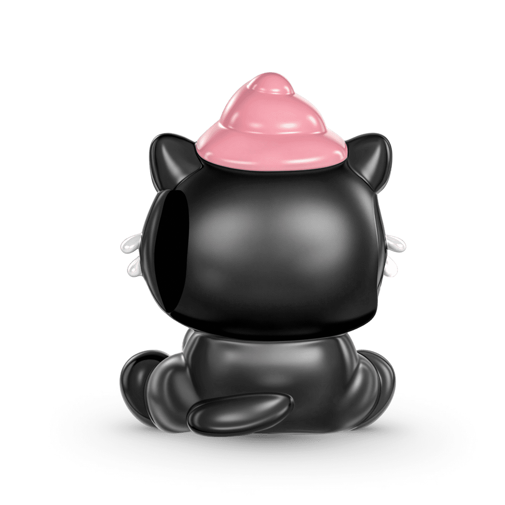 Gnoce Black Cat Charm Platinum-plated Silver Blend_6