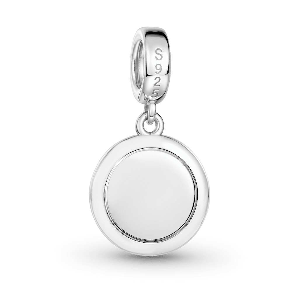 Gnoce Pancake Charm Platinum-plated Silver Blend_5