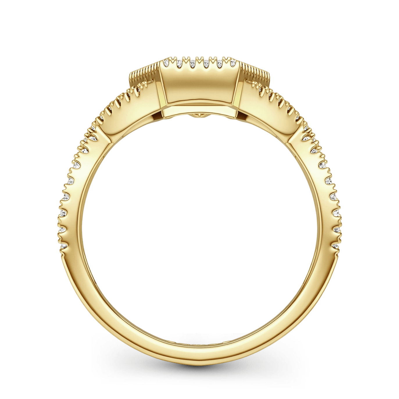 Gnoce Coffin Skeleton Dancers Crown Ring_6