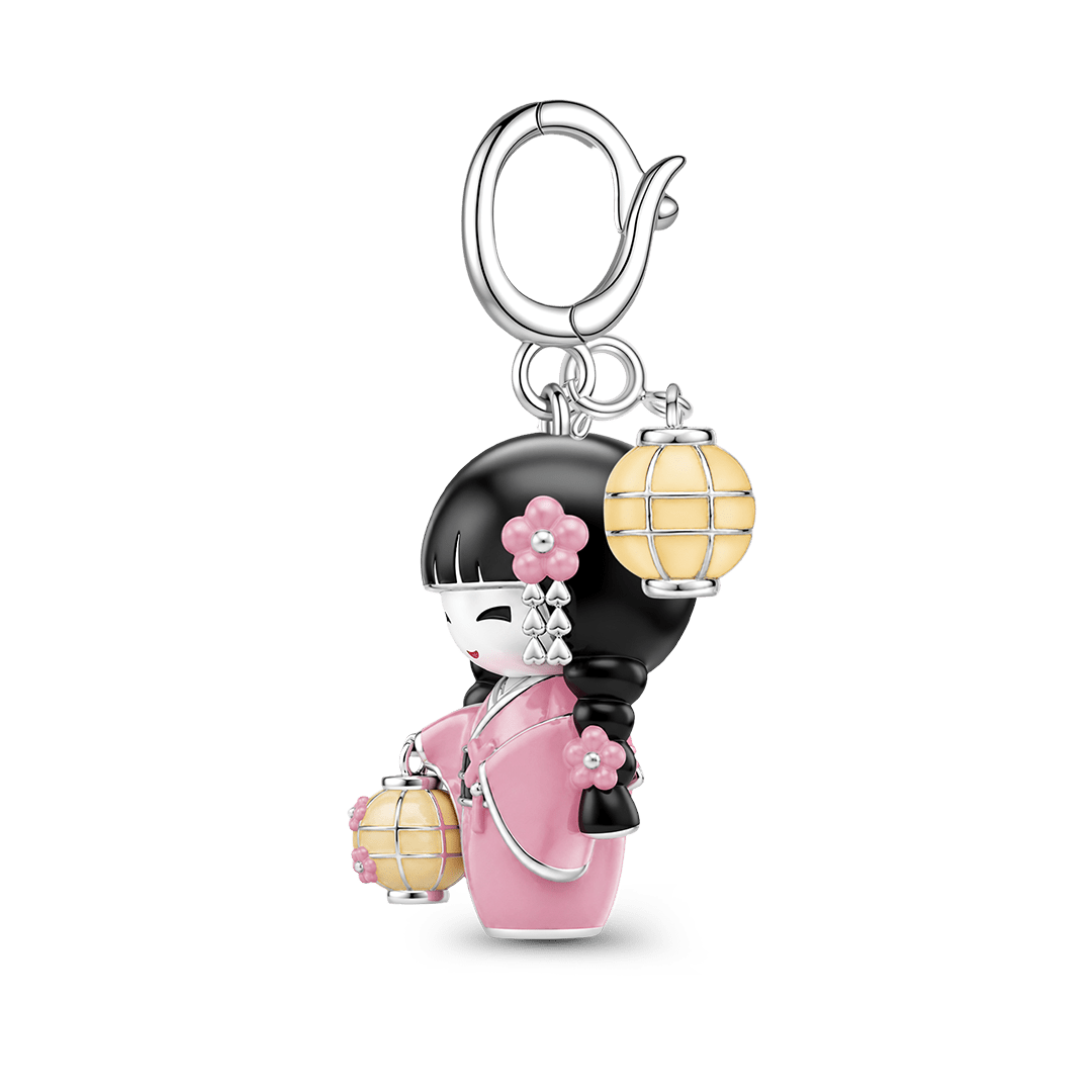 Gnoce Glow-in-the-Dark Japanese Kimono Geisha Charm_8