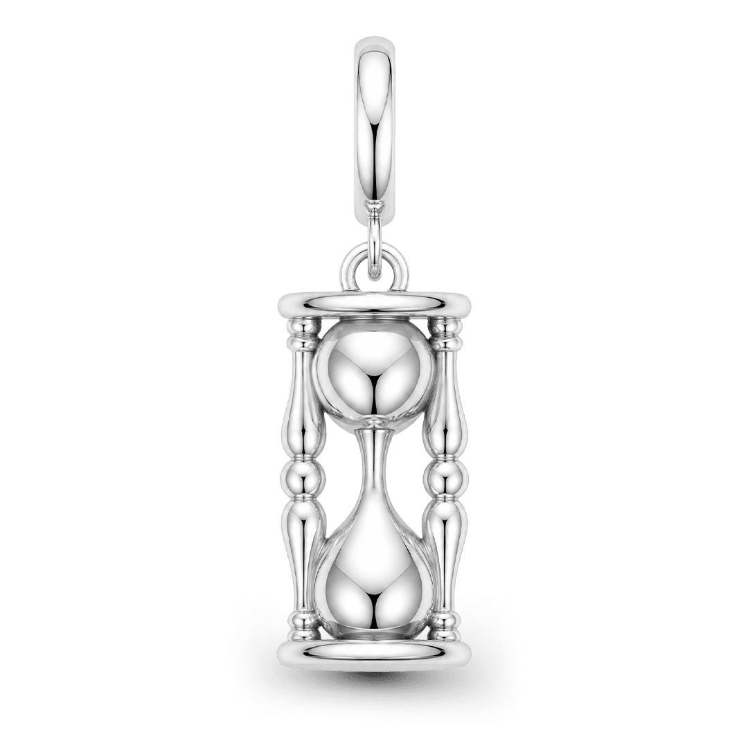 Gnoce Halloween Skull Hourglass Dangle Charm Lead-free ECO Copper_5