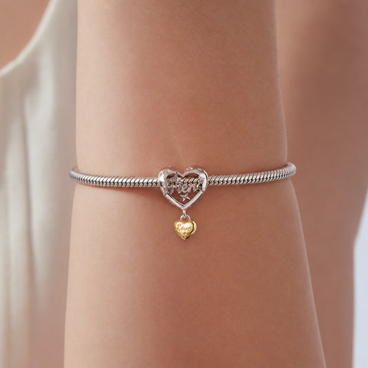 Gnoce Friend Heart Pattern Bead Charm_2