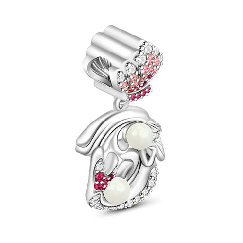 Gnoce "Tears of Mermaid"Pearl Mermaid 925 Sterling Silver Charm Pendant Locket for Bracelet/Necklace_2