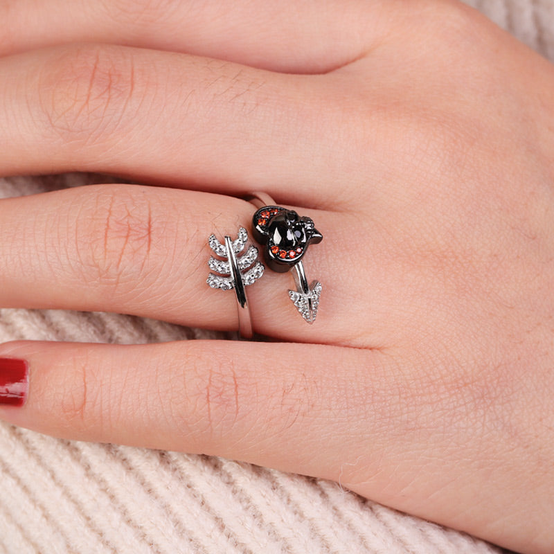 Gnoce Skull Arrow CZ Ring_3