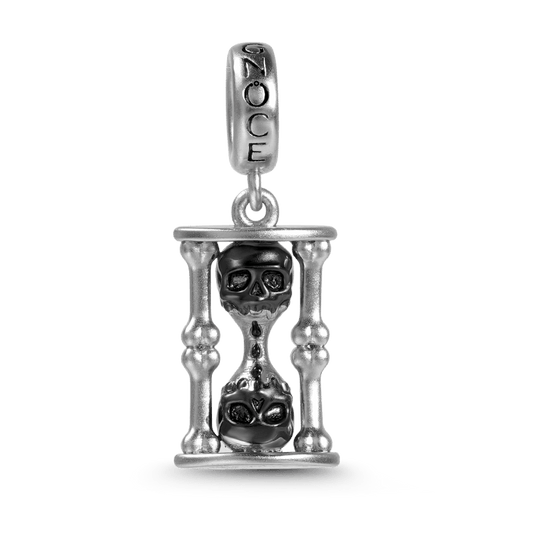 Gnoce Skull Hourglass Charm_1