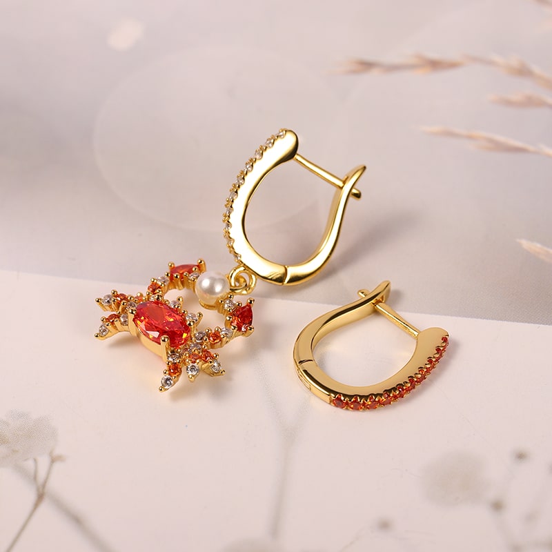 Gnoce Crab Dangle Earrings Set_2