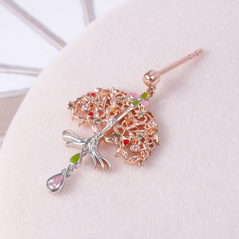 Gnoce Tree of Life Dangle Earrings_2