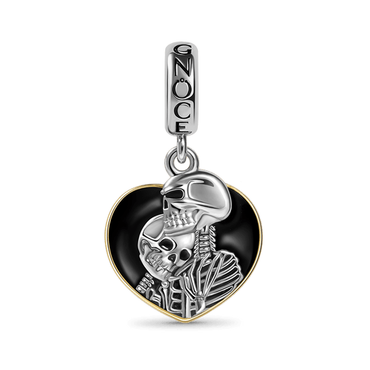 Gnoce Skeleton Couple Heart Frame Charm_1