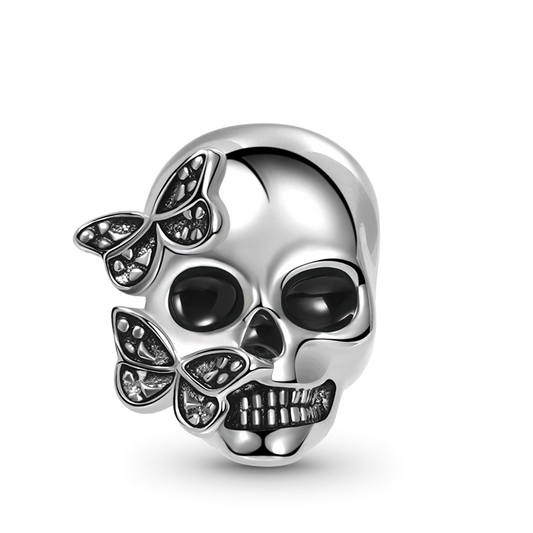 Gnoce Butterfly Skull Charm_1