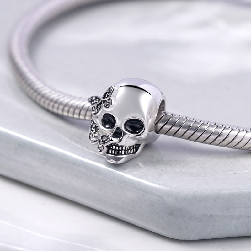 Gnoce Butterfly Skull Charm_2