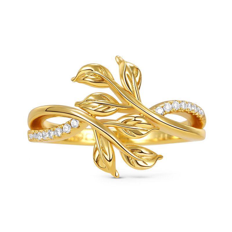 Gnoce Leaf Shape Ring_1