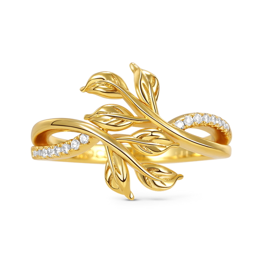 Gnoce Leaf Shape Ring_1