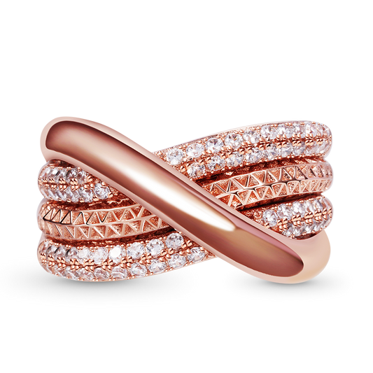 Gnoce Intertwined Band Pave Ring_1