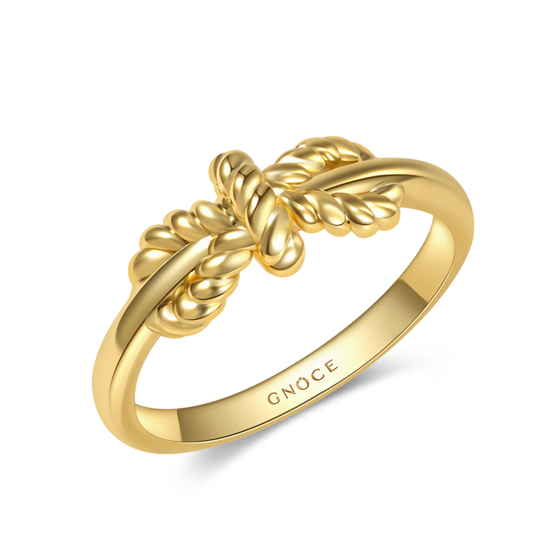 Gnoce Exquisite Bow Tie Ring_2