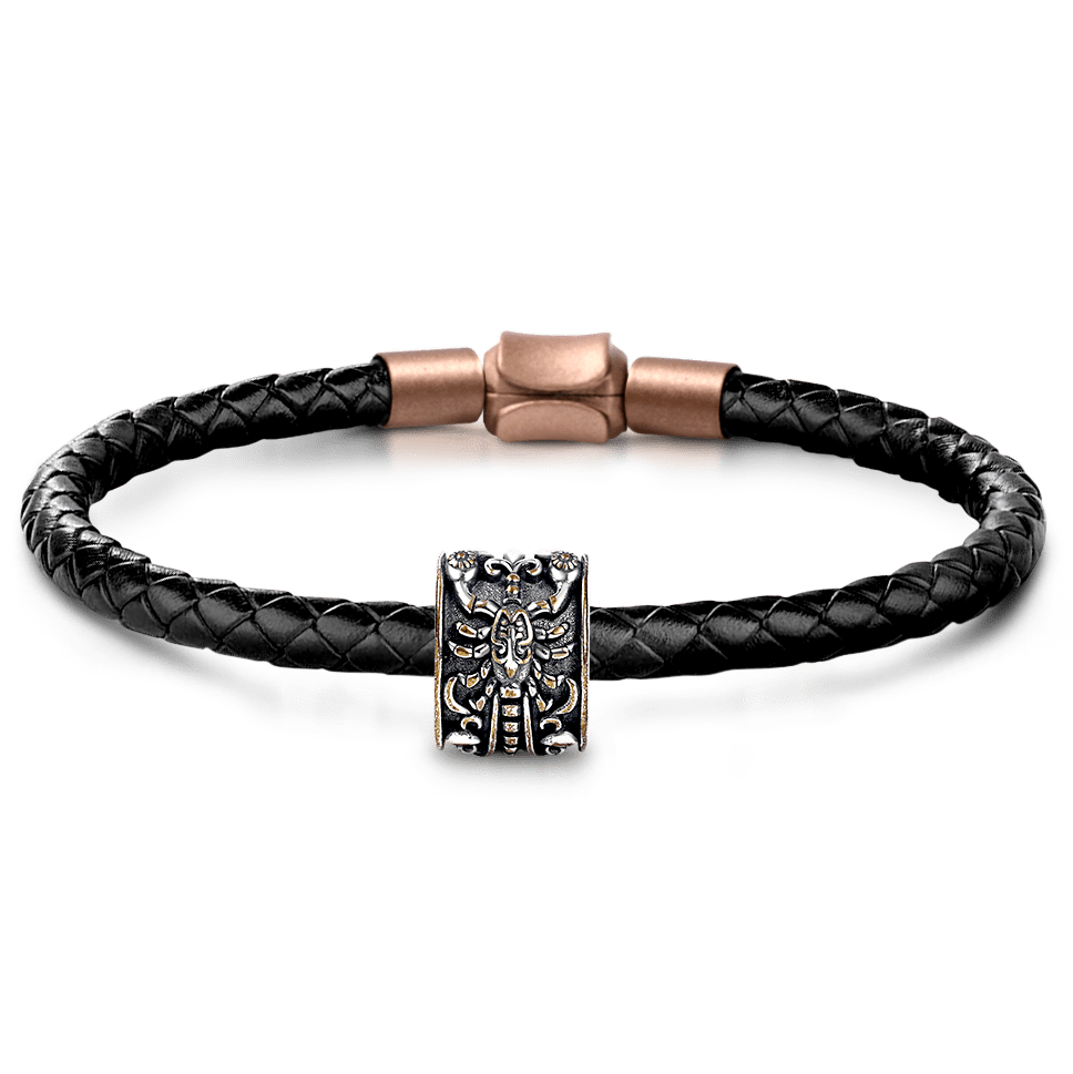 Gnoce Scorpion Men's Vintage Charm Platinum-plated Silver Blend_1