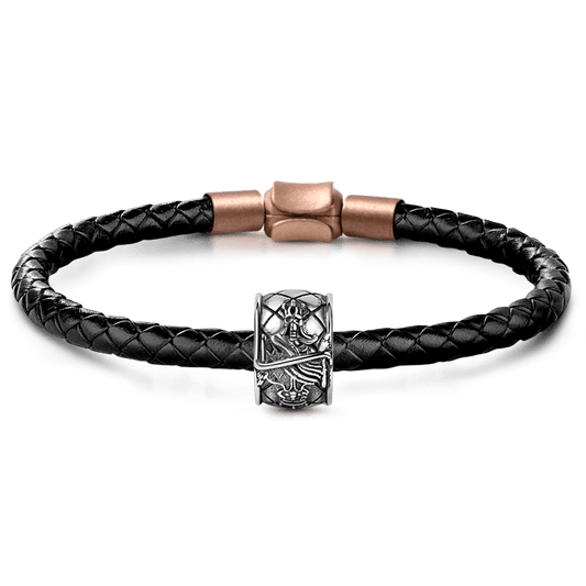Gnoce "Luck" Dice & King Men's Charm Platinum-plated Silver Blend_1