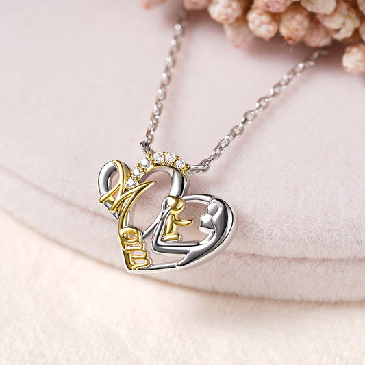Gnoce Mom Hugs Baby Necklace_3