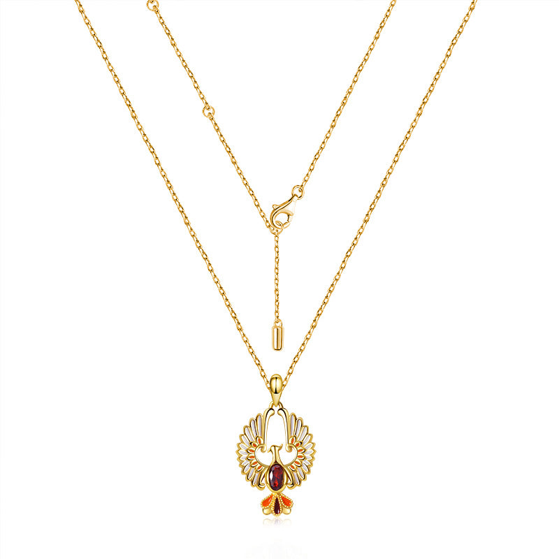 Gnoce Golden Phoenix Necklace_2