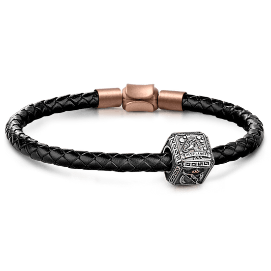 Gnoce Four Horsemen of Apocalypse Men's Charm Platinum-plated Silver Blend_1