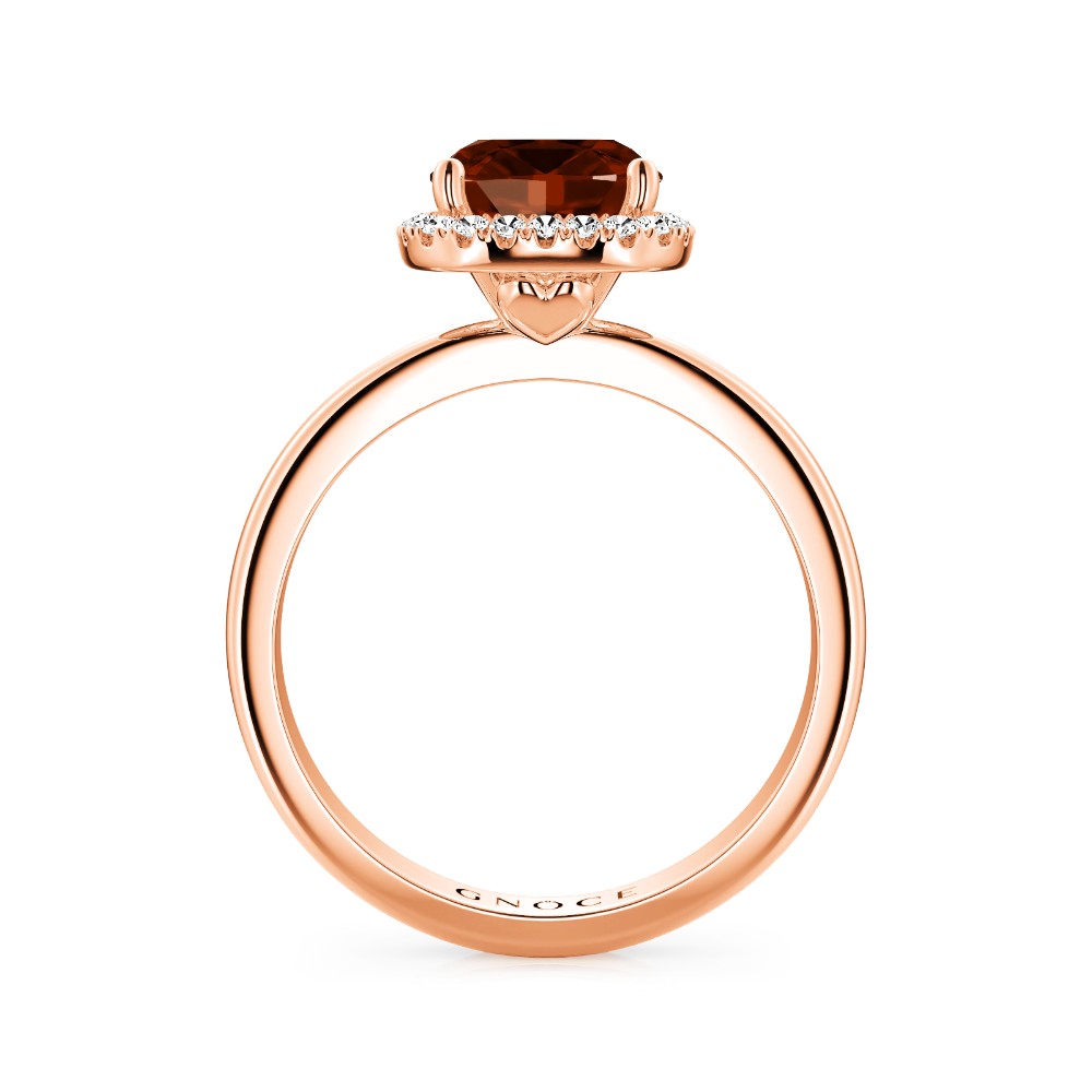 Gnoce Sparkle Square Brown Promise Ring_3