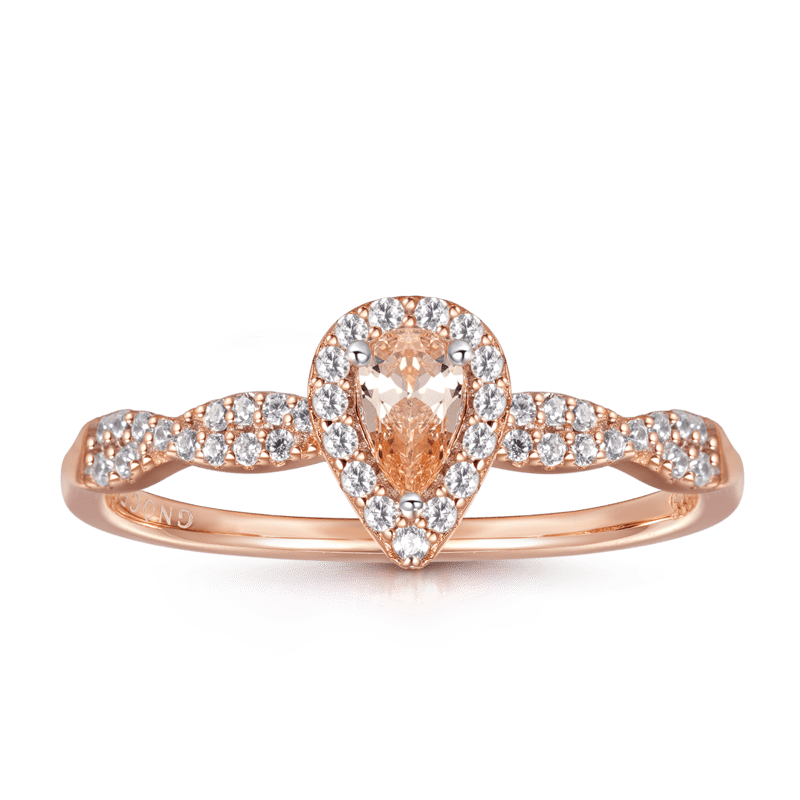 Gnoce Twisted Teardrop Promise Ring_1