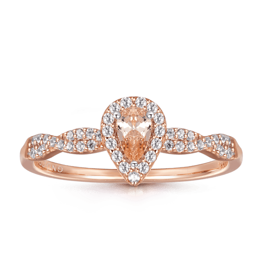 Gnoce Twisted Teardrop Promise Ring_1