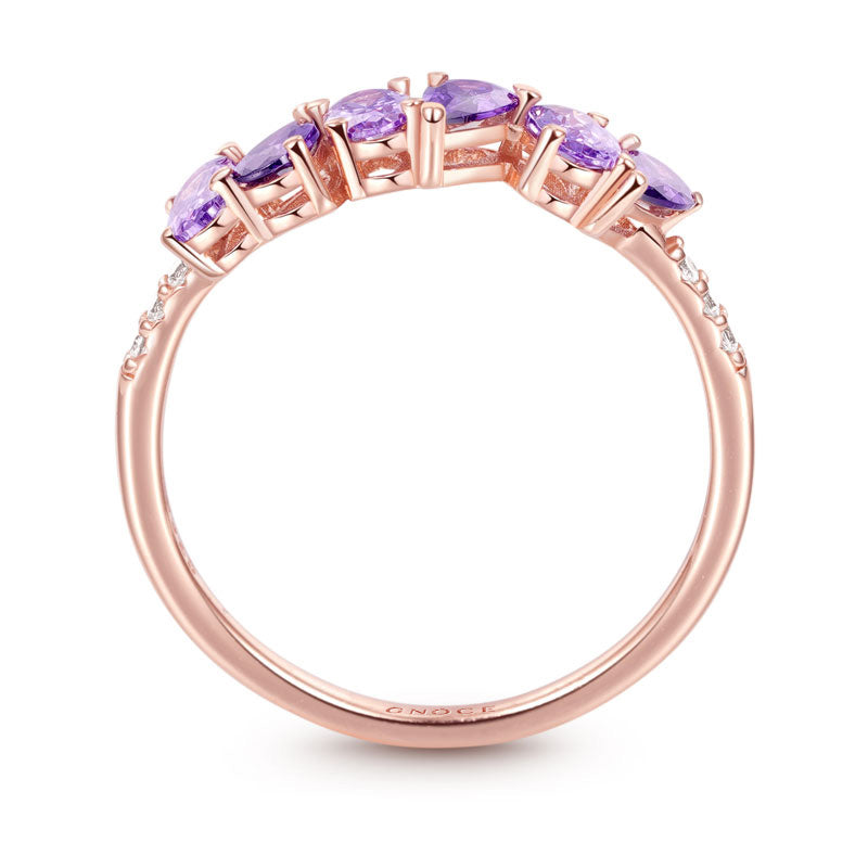 Gnoce Peal & Oval Cuts Gems Ring_2