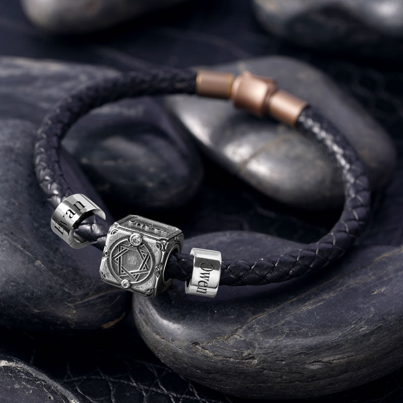 Gnoce Angel of Victory & Customized Charm Platinum-plated Silver Blend_6