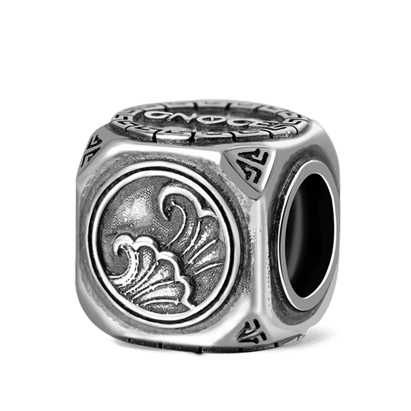 Gnoce Fish Vintage & Customized Classic Charm Platinum-plated Silver Blend_2