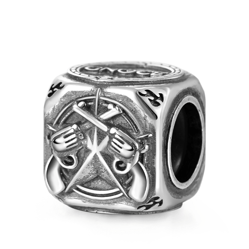 Gnoce Revolver Vintage Charm Platinum-plated Silver Blend_2