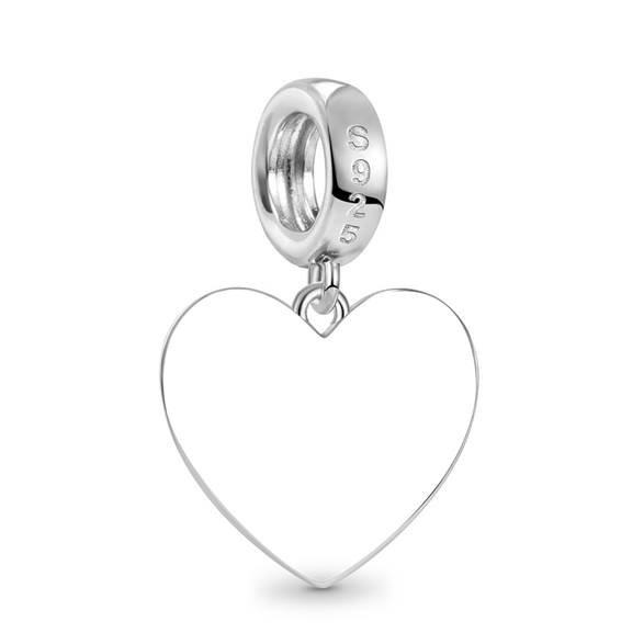 Gnoce Charm Ciondolo Cuore Inciso "Sweet 16"