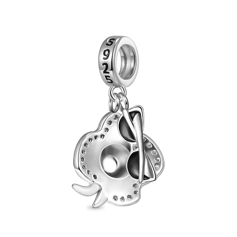 Gnoce Summer Suits Sun Hat & Sunglasses Pendant Dangle Charm_2