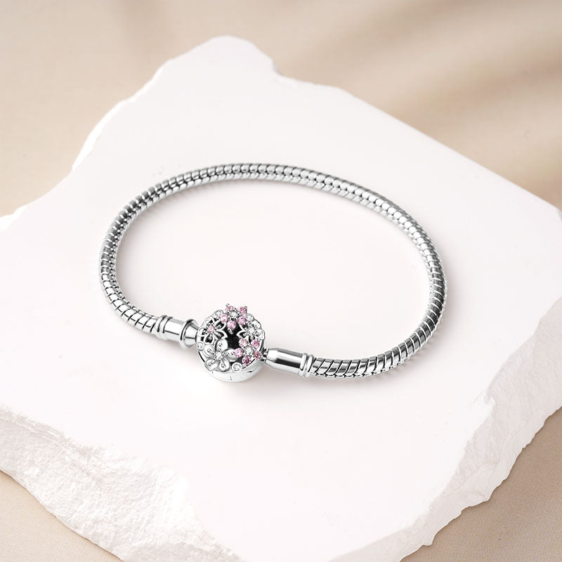 Gnoce Blooming Flowers Basic Snake Chain Bracelet_3