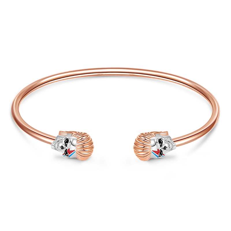 Gnoce Rock Skull Open Removable Bangle Bracelet_1