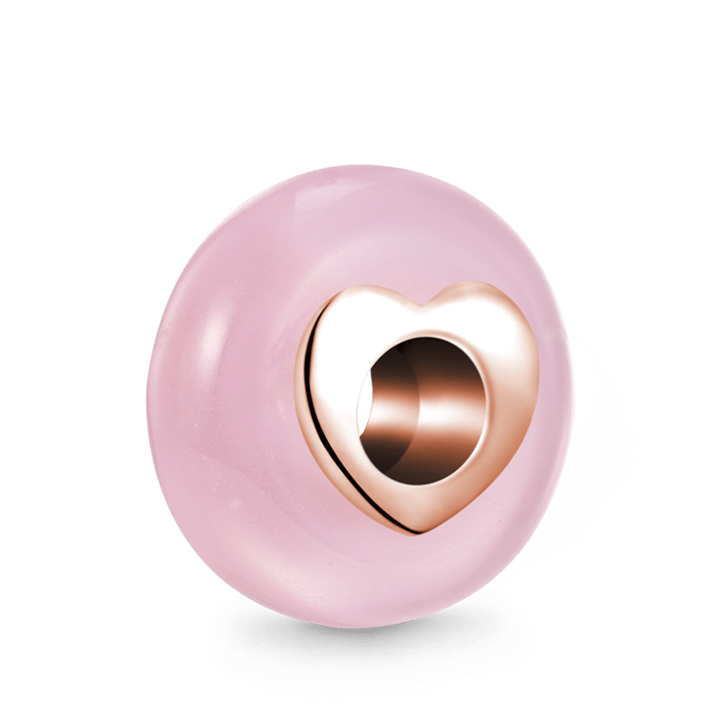 Gnoce Natural Rose Quartz Charm_2