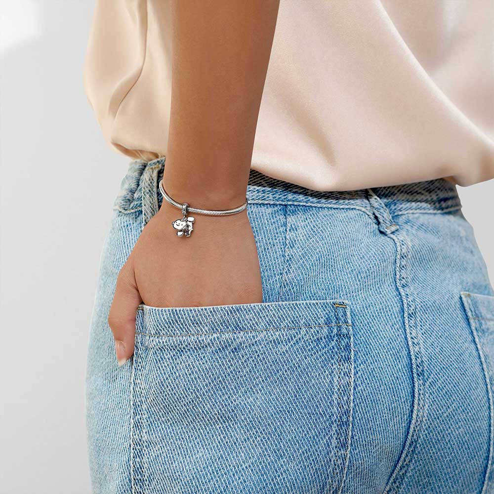 Gnoce Baby Pacifier & T-shirt Engravable Pendant Dangle Charm_3