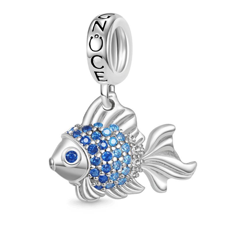 Gnoce Cheerful Fish Pendant Dangle Charm_1