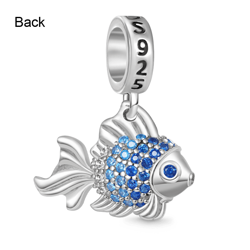 Gnoce Cheerful Fish Pendant Dangle Charm_2