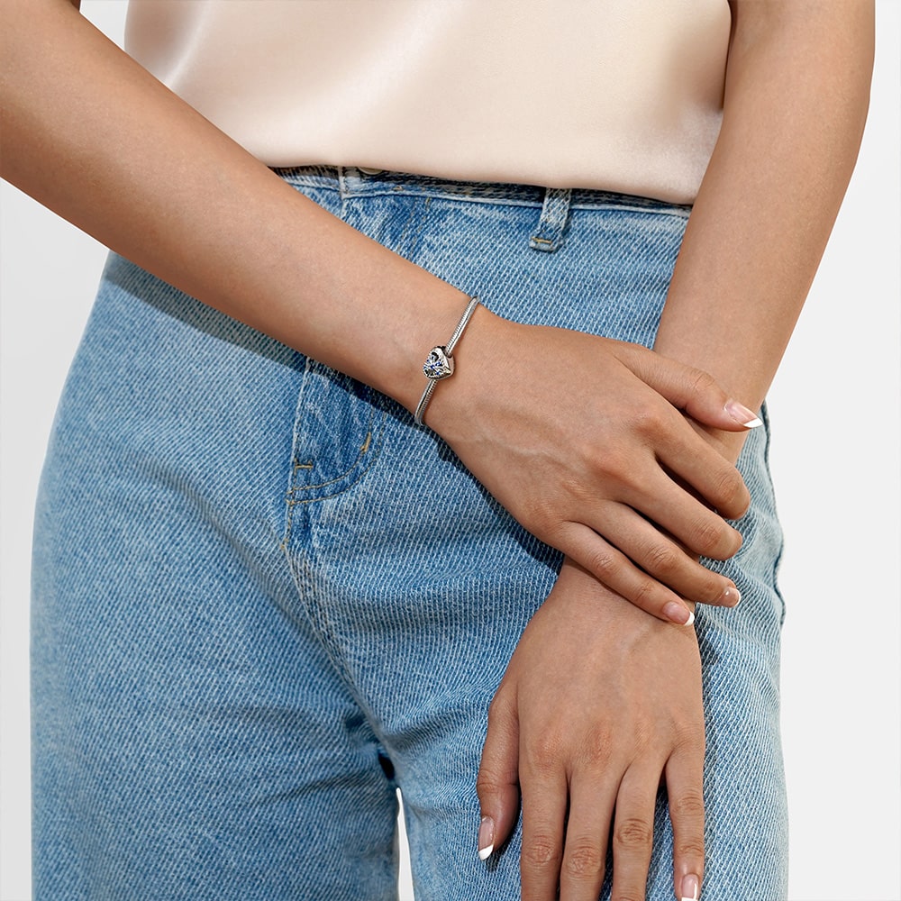 Gnoce Blue Fantasy Heart Fireworks Charm_4