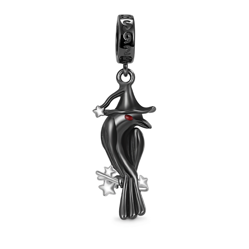 Gnoce Crow Pendant Dangle Charm_2