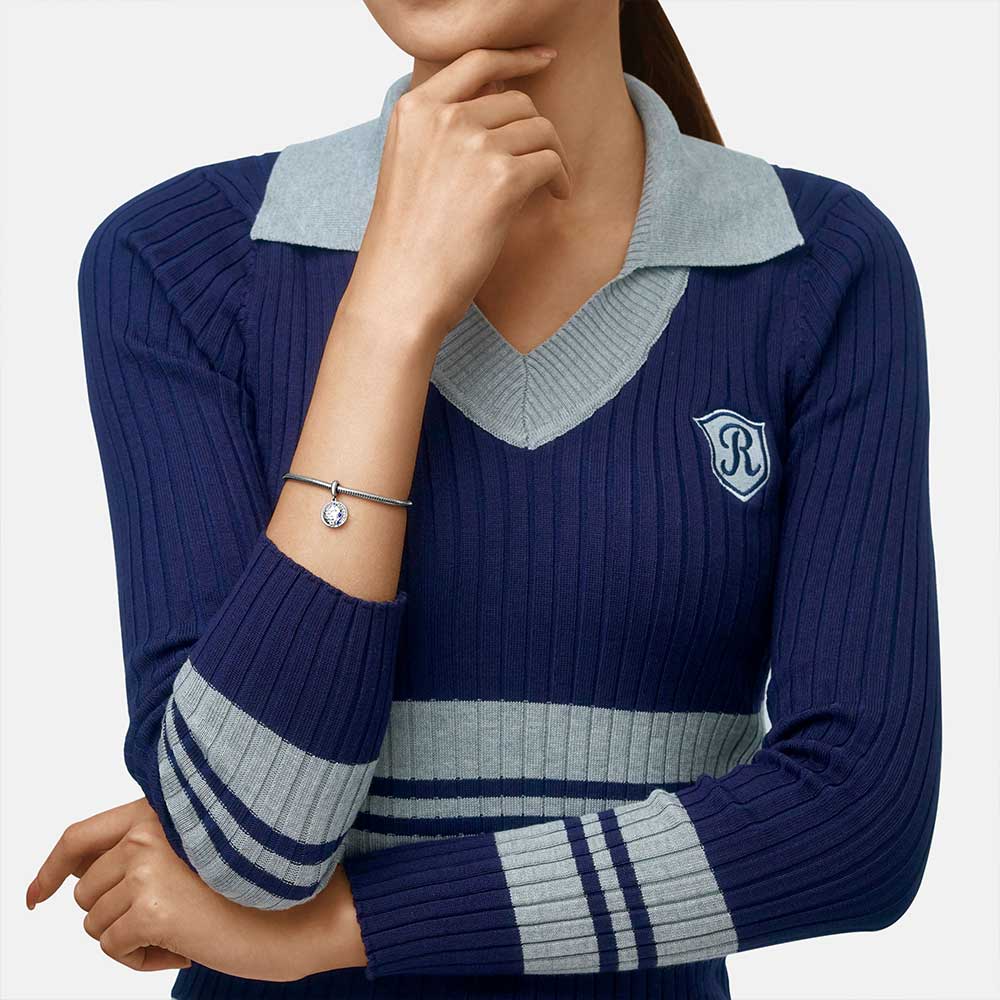 Gnoce "I Love You to the Moon and Back" Inlaid With Clear Stones and Blue Stars 925 Sterling Silver Dangle Pendant Charm Fit For Bracelet Necklace and Choker Gift for her_4