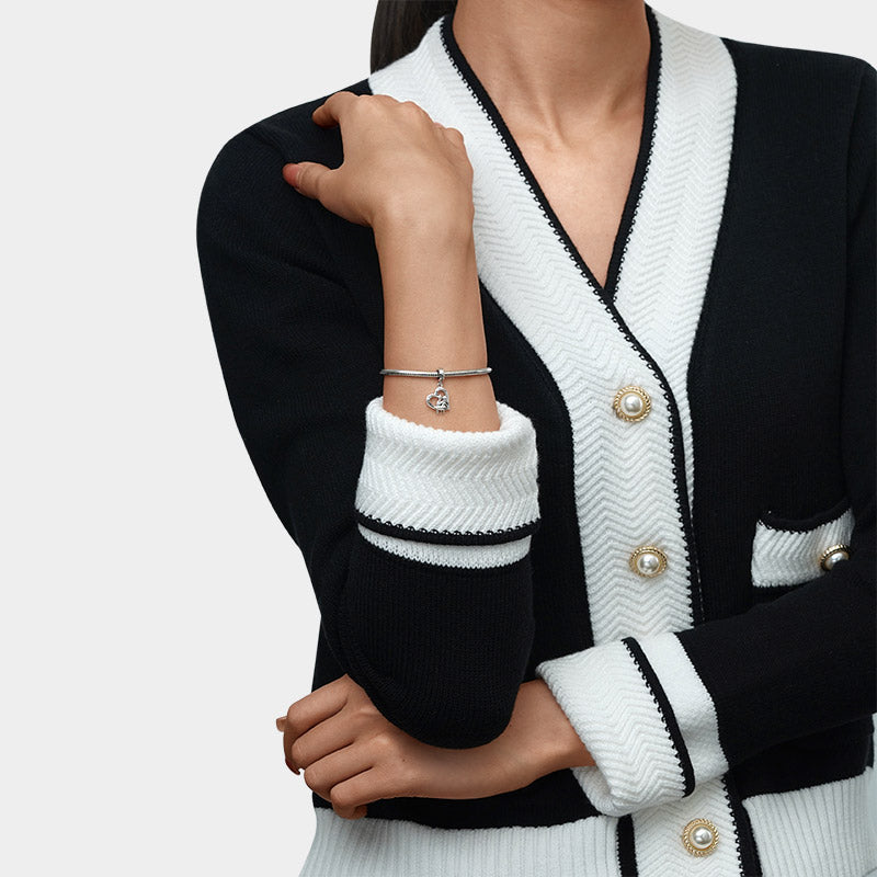 Gnoce Sister Love Heart Engravable Pendant Dangle Charm_5