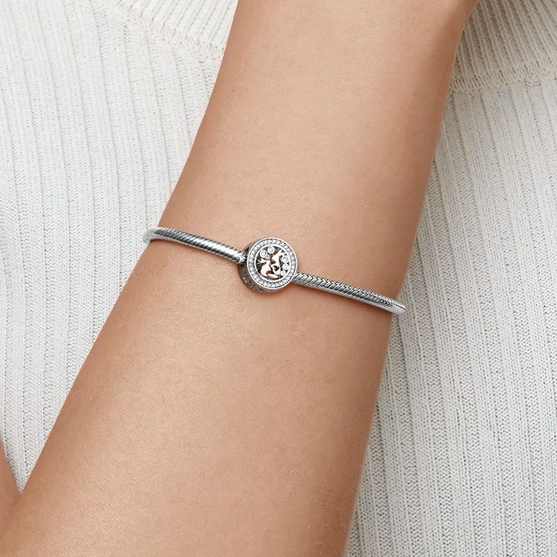 Gnoce Rabbit Mother&Baby Personalized Photo Charm_3