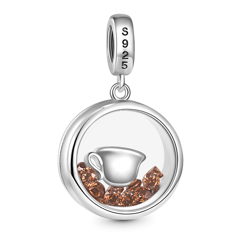 Gnoce Coffee Lover Pendant Dangle Charm_2