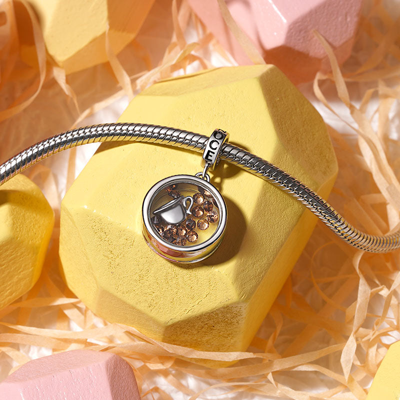 Gnoce Coffee Lover Pendant Dangle Charm_3