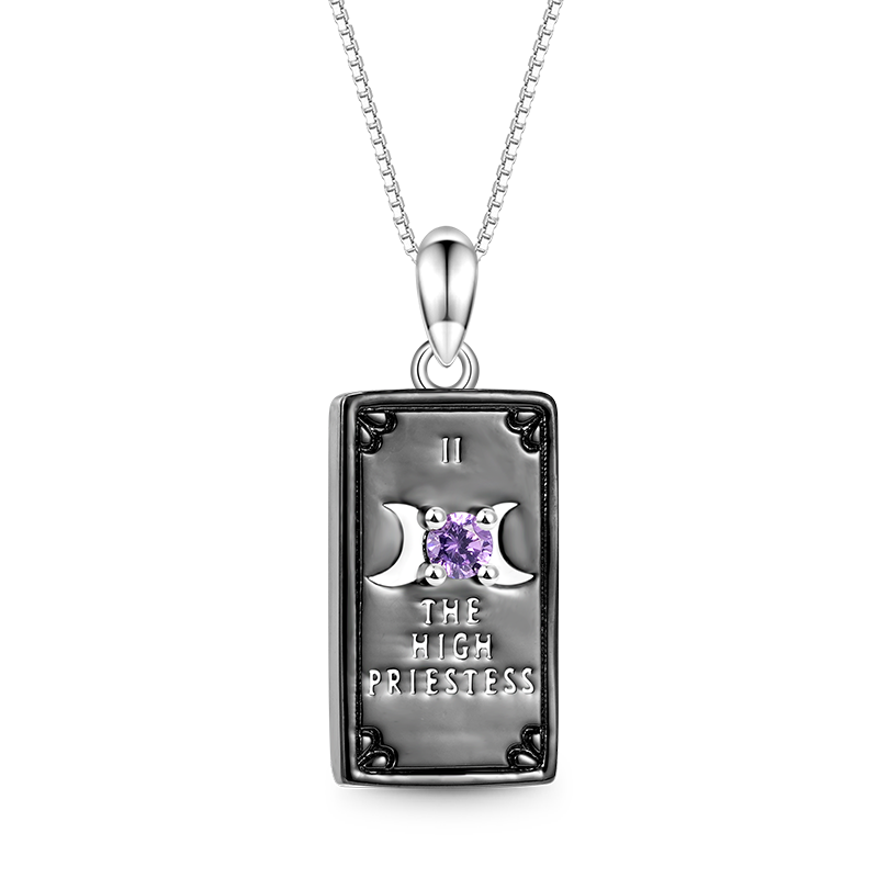 Gnoce "the High Priestess" Tarot Necklace_2
